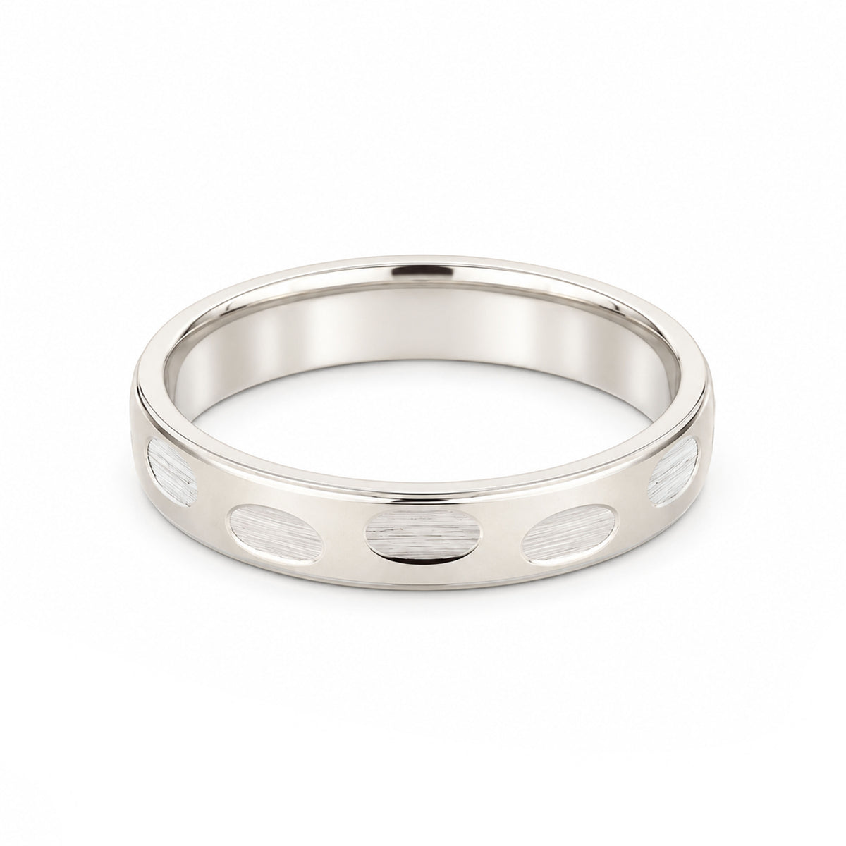 Subtle Texture 925 Sterling Silver Everyday Band Ring