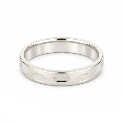 Subtle Texture 925 Sterling Silver Everyday Band Ring