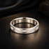 Subtle Texture 925 Sterling Silver Everyday Band Ring