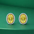 Sunlit Yellow Shine 925 Sterling Silver Stud Earrings