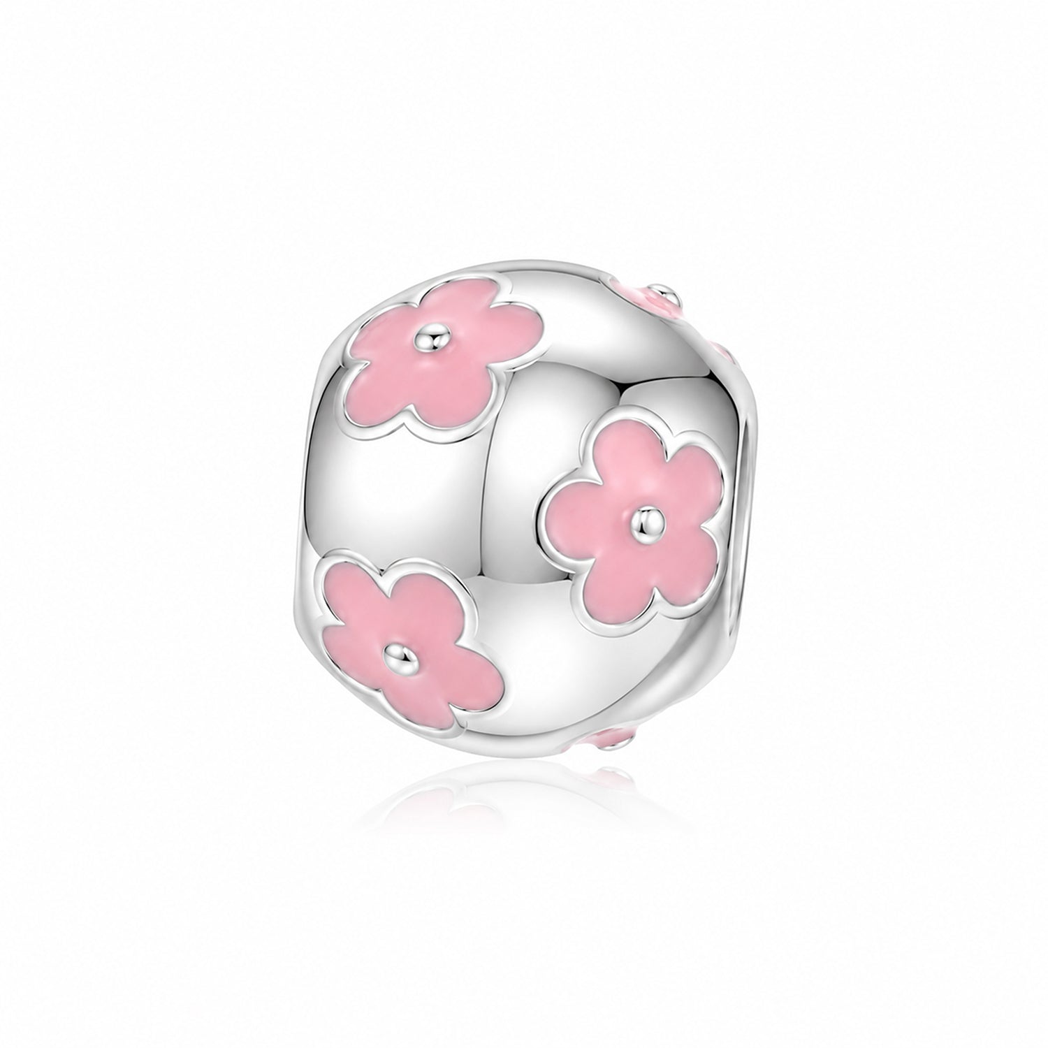 Sweet Petal Bloom 925 Sterling Silver Charms