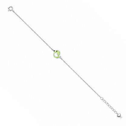 Sweet Spring Bird Sterling Silver Chain Bracelet