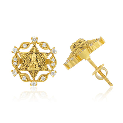 Temple Heritage Star 925 Sterling Silver Earrings for Women