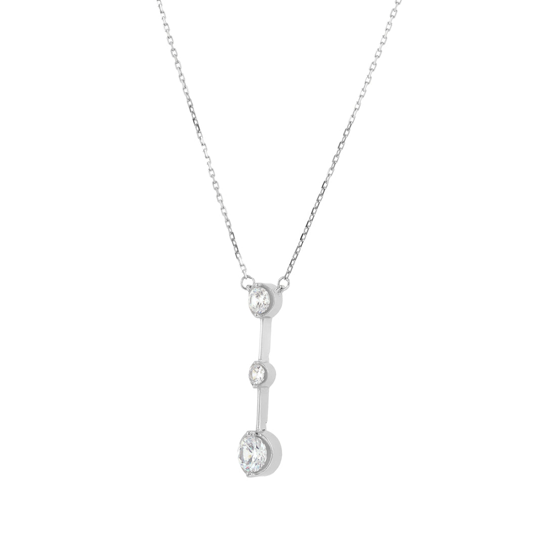 Three Stone Pendant Chain