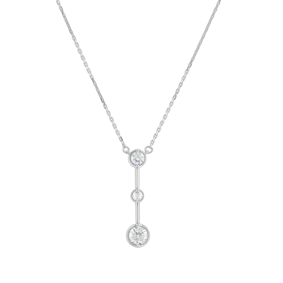 Three Stone Pendant Chain Online