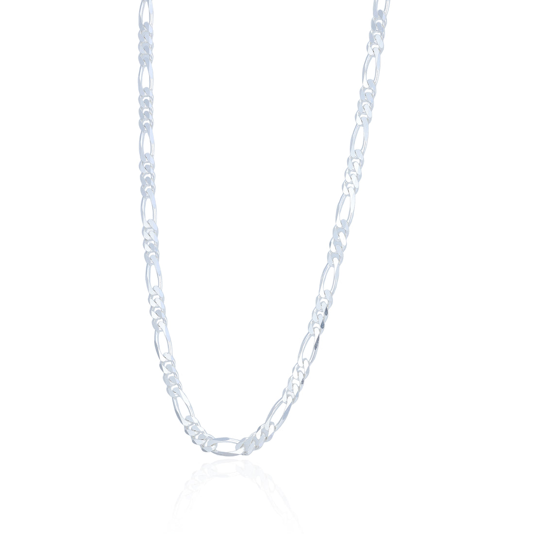 Timeless 925 Sterling Silver Alternating Link Chain for Men