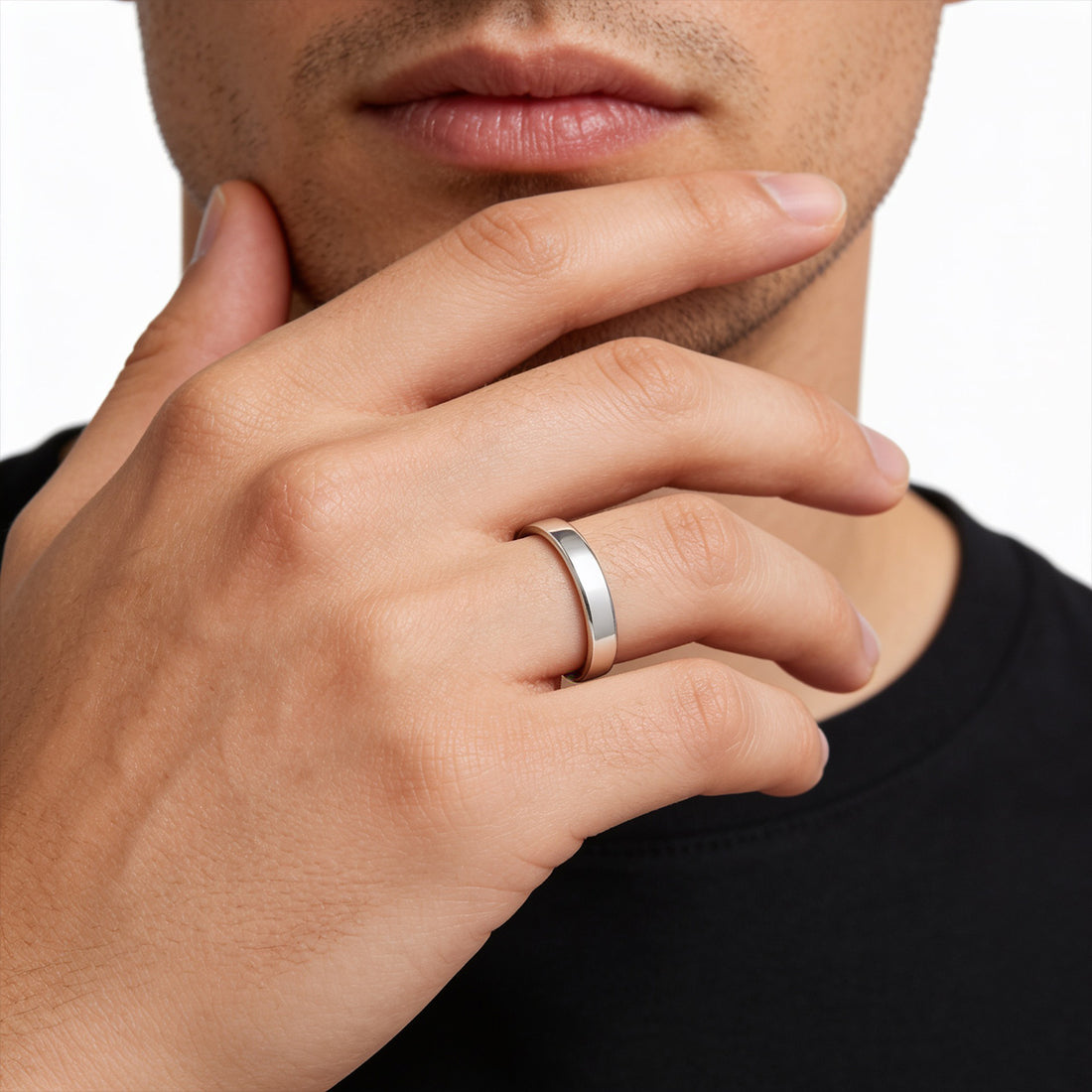 Timeless Flat Profile 925 Sterling Silver Kada for Baby