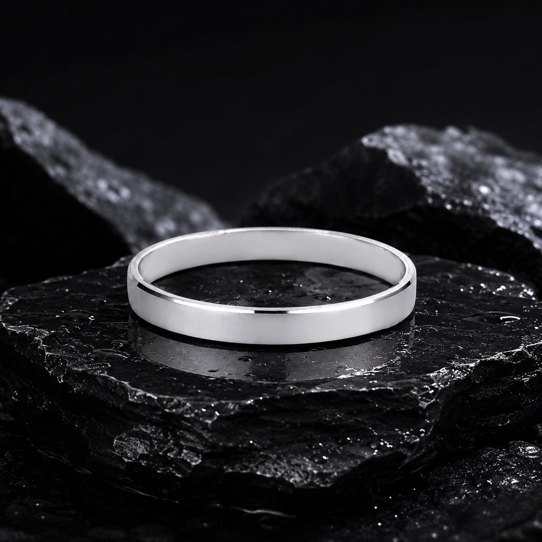 Timeless Flat Profile 925 Sterling Silver Kada for Baby