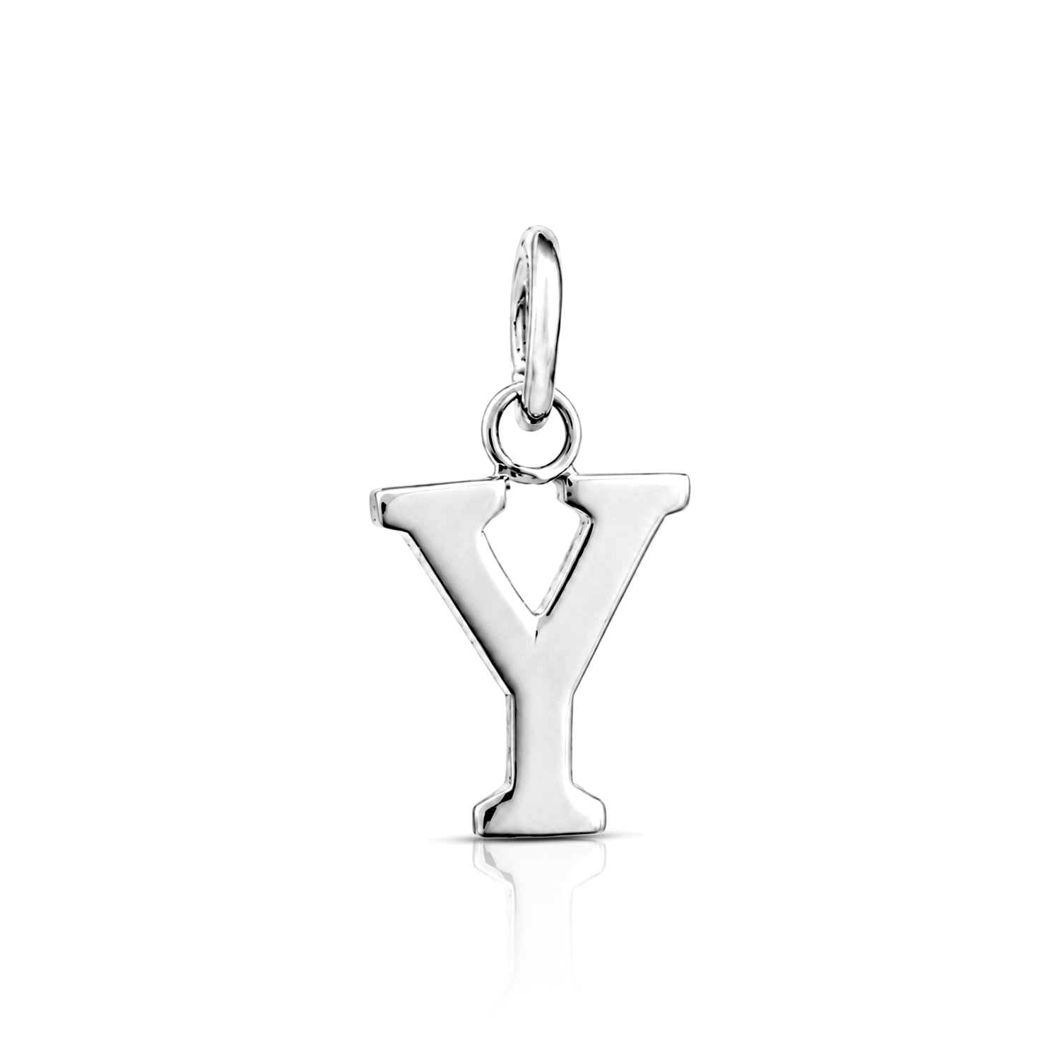 Timeless Initial Y 925 Sterling Silver Pendant for Women