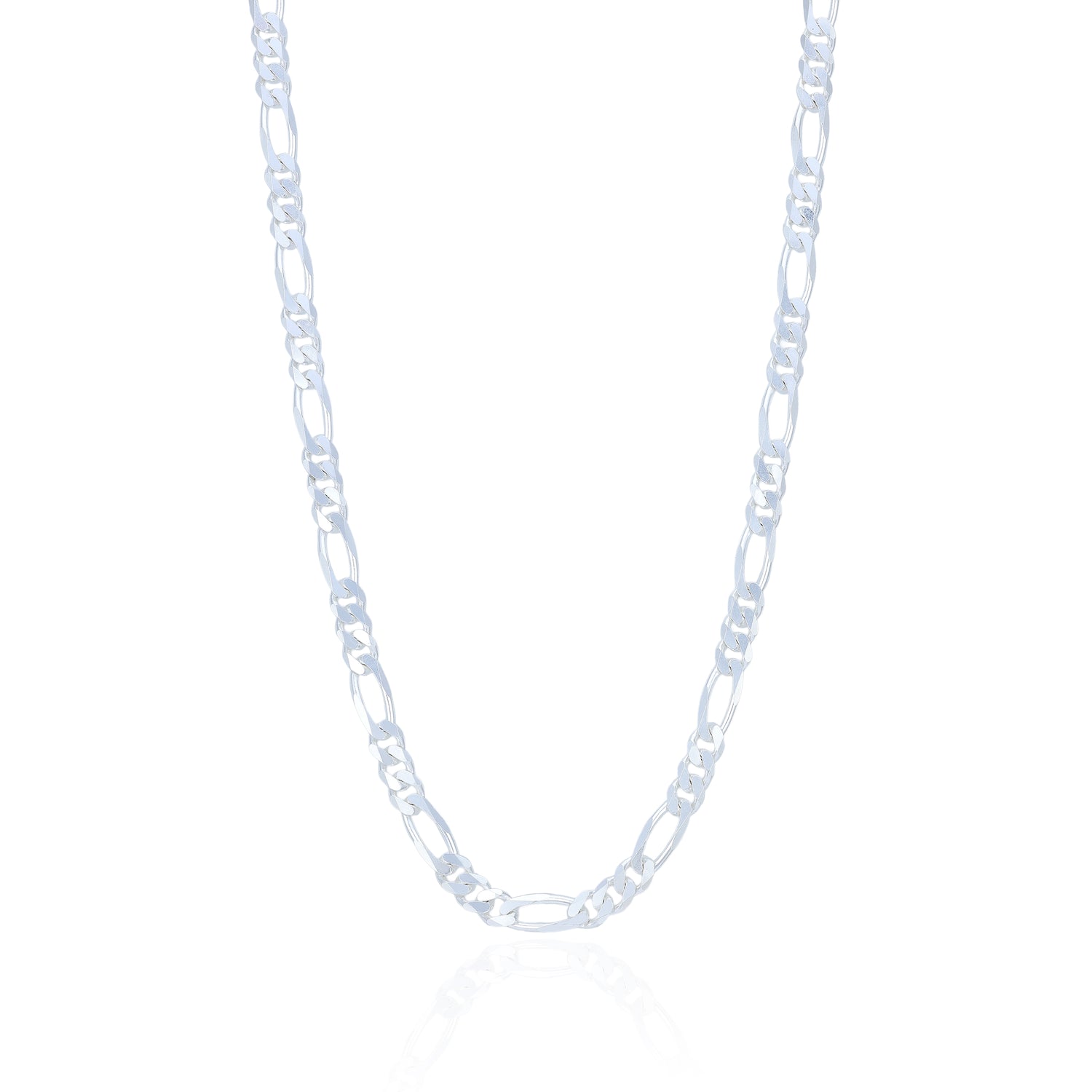 Timeless 925 Sterling Silver Alternating Link Chain for Men