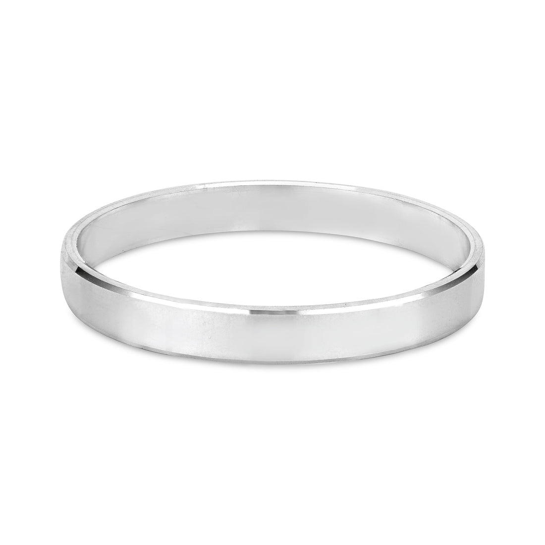 Timeless Flat Profile 925 Sterling Silver Kada for Baby