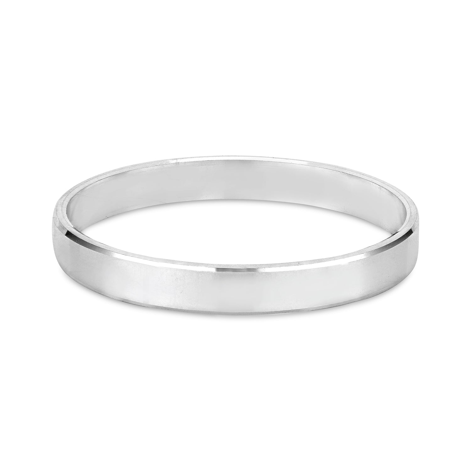 Timeless Flat Profile 925 Sterling Silver Kada for Baby