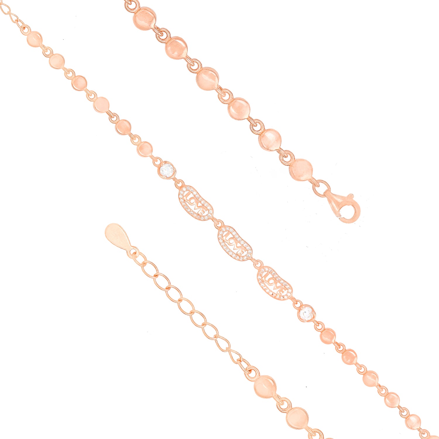 Timeless Love Rose Gold 925 Elegant Bracelets