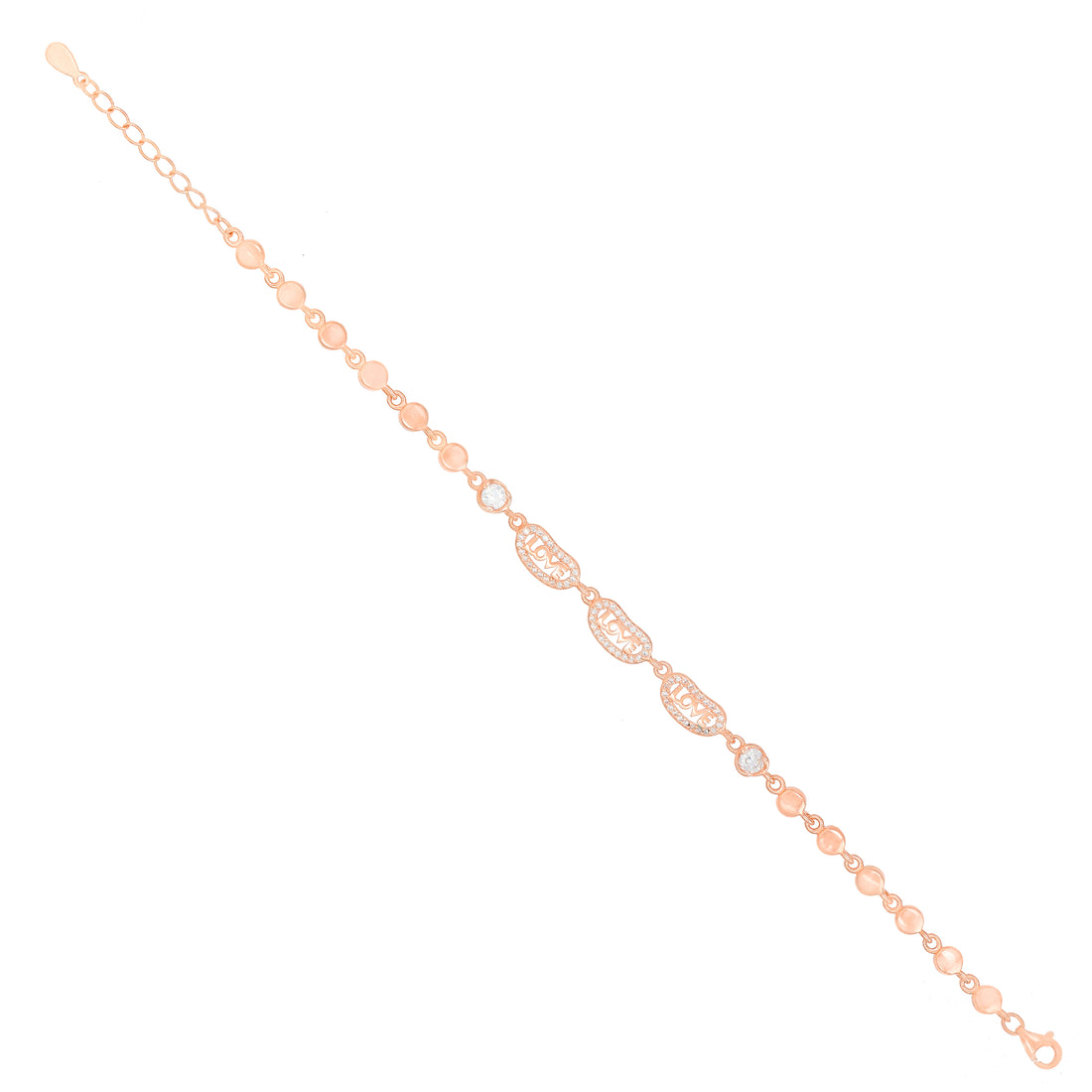 Timeless Love Rose Gold Plated Elegant Bracelets