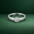 Timeless Round Cut Silver Brilliance 925 Sterling Silver Ring for women