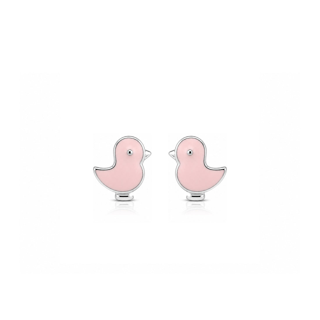 Tiny Duckling Shine 925 Sterling Silver Stud for Kids