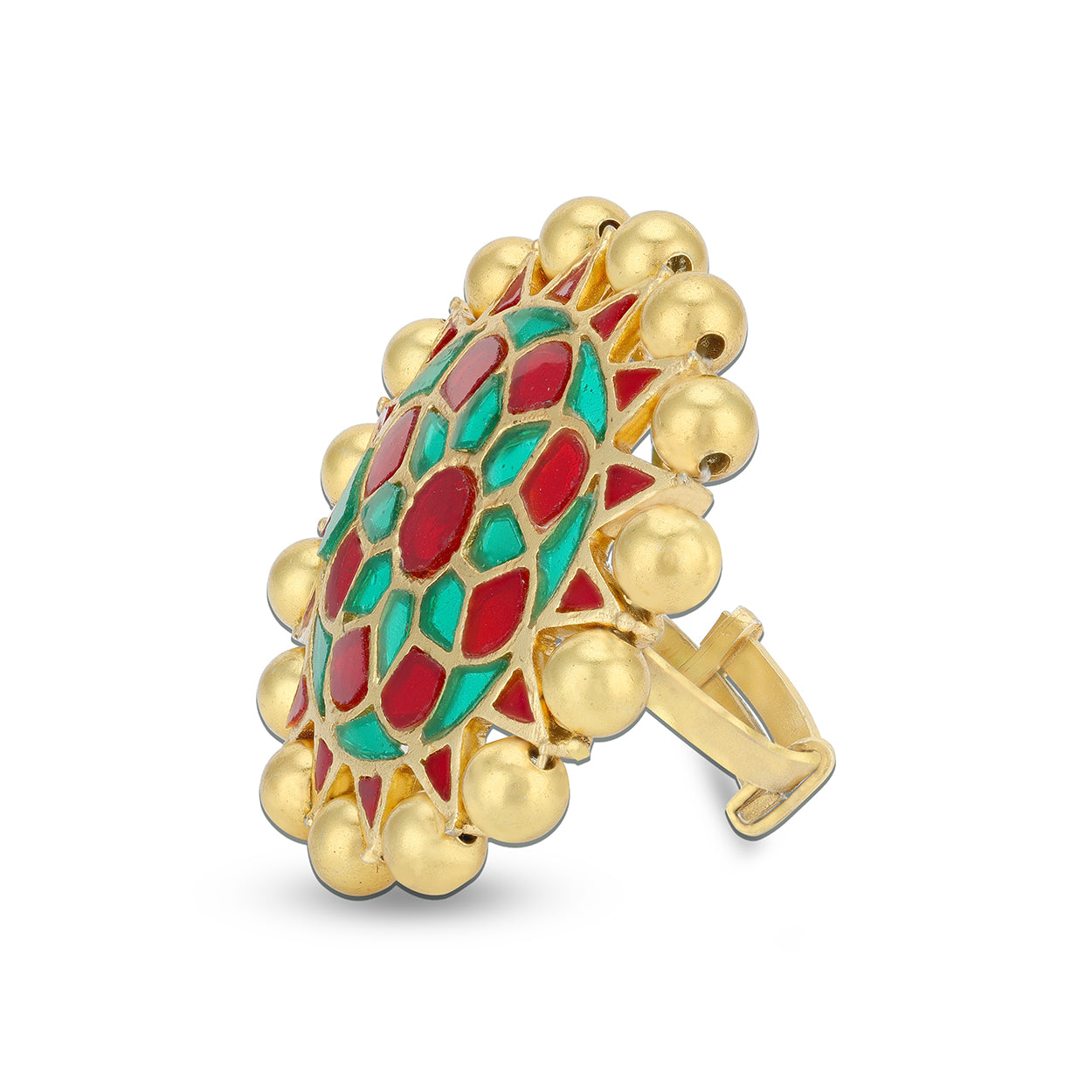 Traditional Floral Elegance 925 Sterling Silver Ring