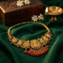 Traditional Goddess Lakshmi Peacock Cluster 925 Sterling Silver Coral Drop Necklace for Women