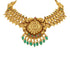 Traditional Peacock Motif 925 Sterling Silver Kasumalai Pattern Necklace for Women