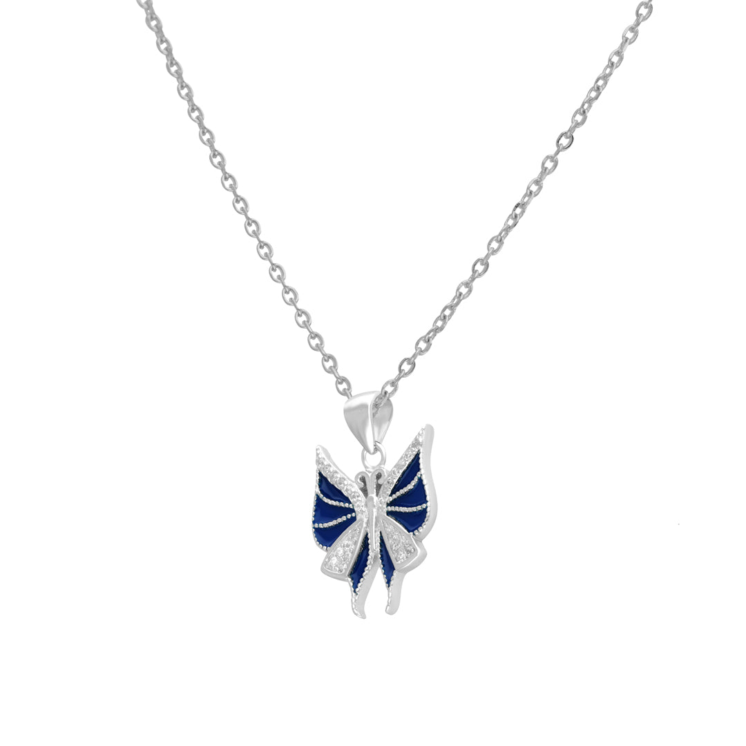 Trending Butterfly Silver Pendant Online