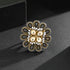 Tribal Floral Kundan Statement Ring
