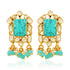 Turquoise  Chandelier Silver Earring