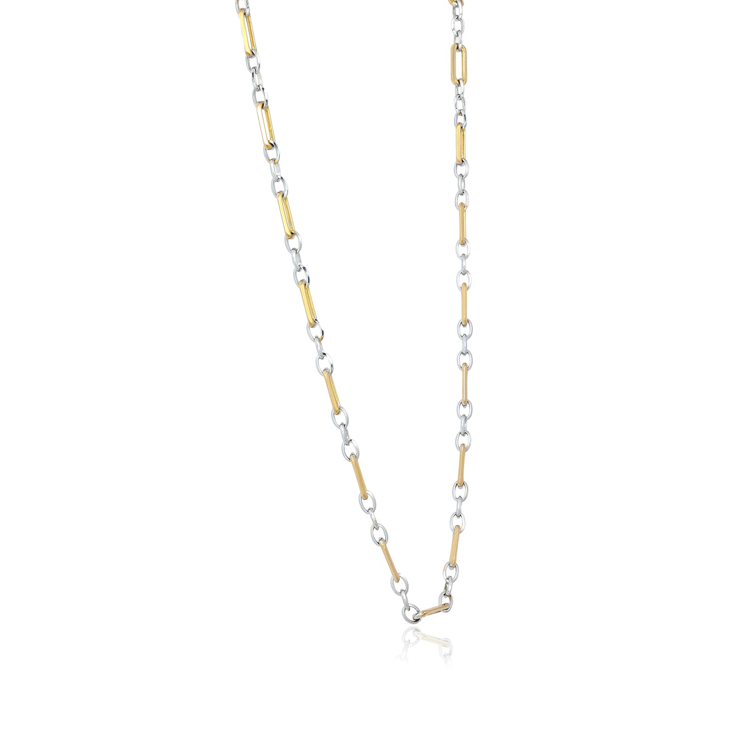 Twilight Fusion Sterling Silver Figaro Chain 
