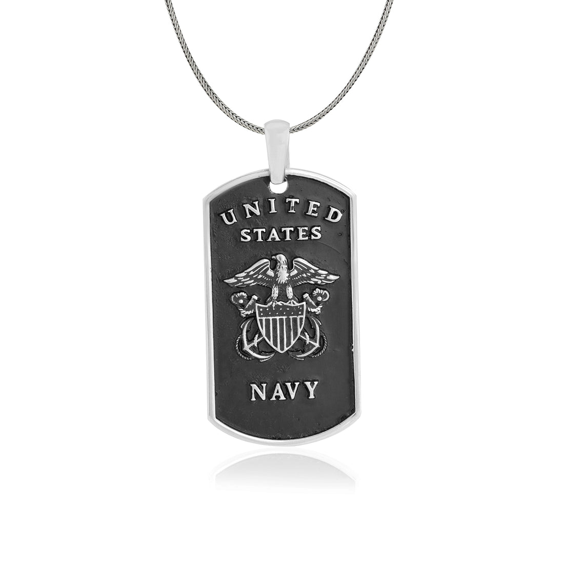 United States Navy Pride Oxidised Pendant