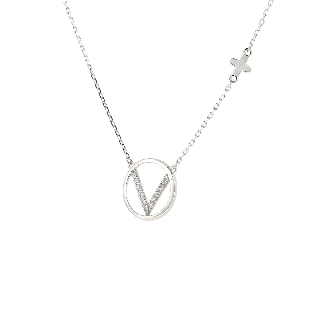 V Letter Pattern Chain 