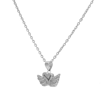 Vendi 925 Silver swan pendant