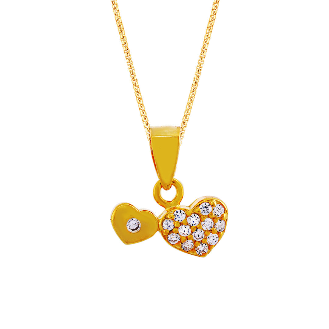 Vendi Love Couple Heart Pendant