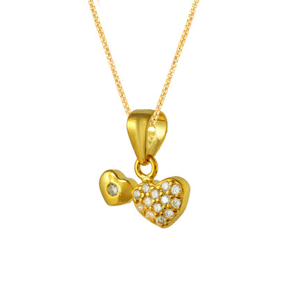 Vendi Love Couple Heart Pendant Online