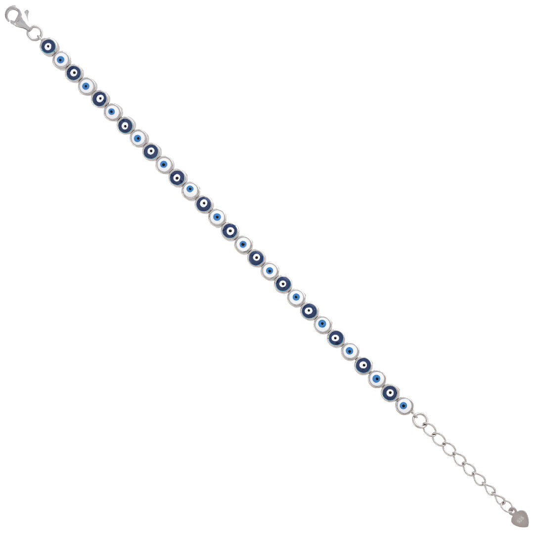 Vendi Silver Evil Eye Bracelet Online