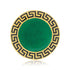 Verde Gold Plated Labyrinth Edge 925 Coat Pin 
