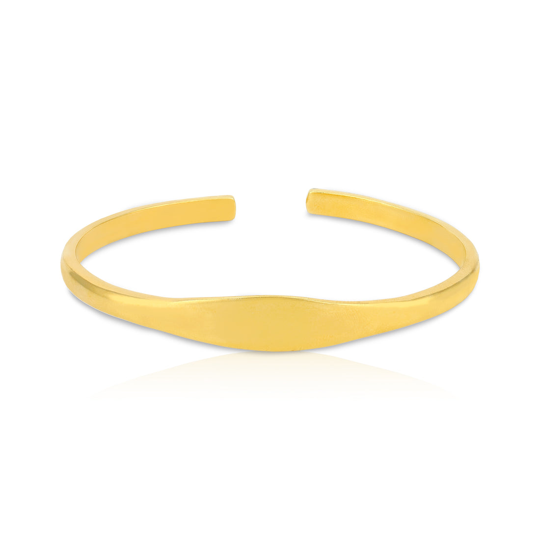 Versatile Flat Cuff 925 Sterling Silver Kada