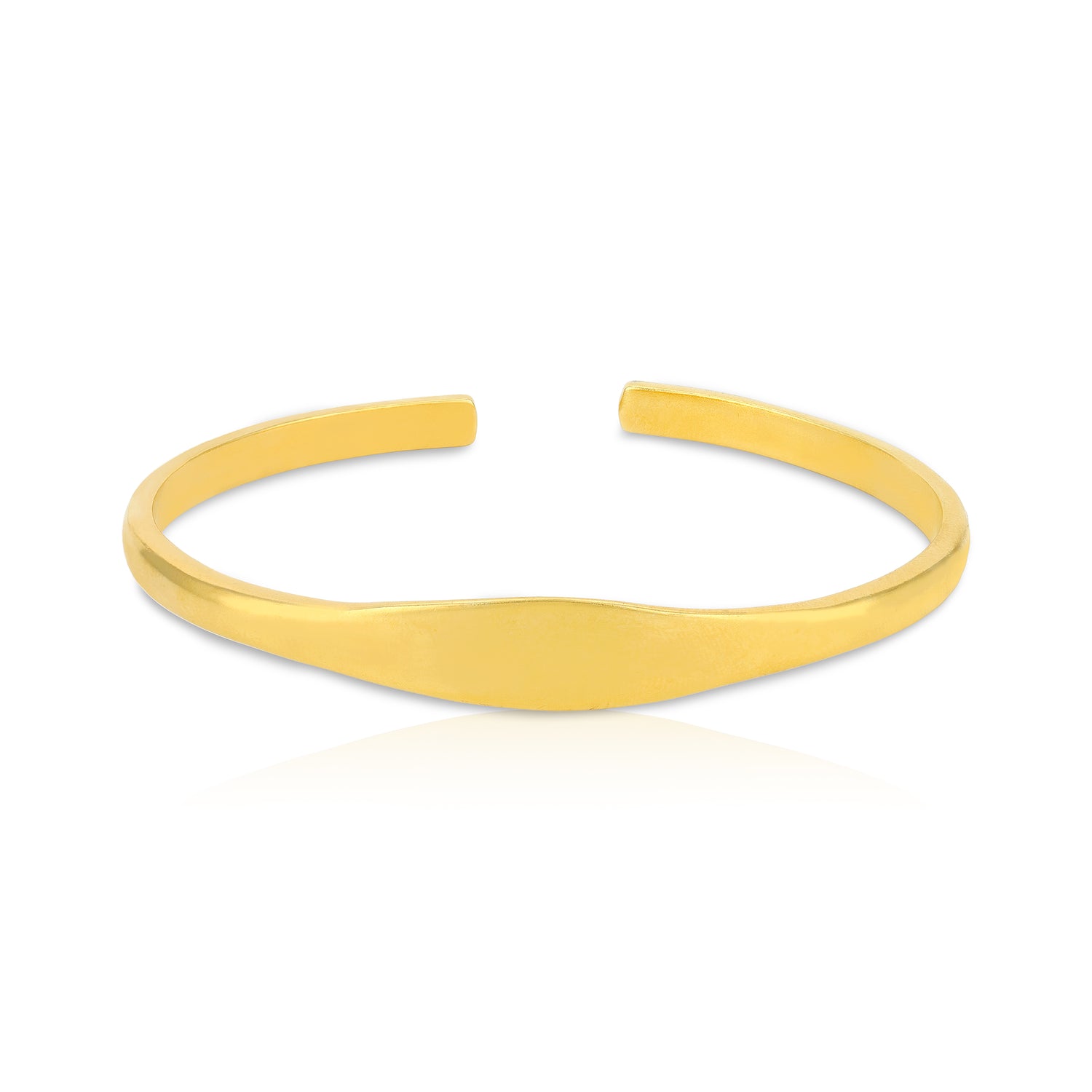 Versatile Flat Cuff 925 Sterling Silver Kada