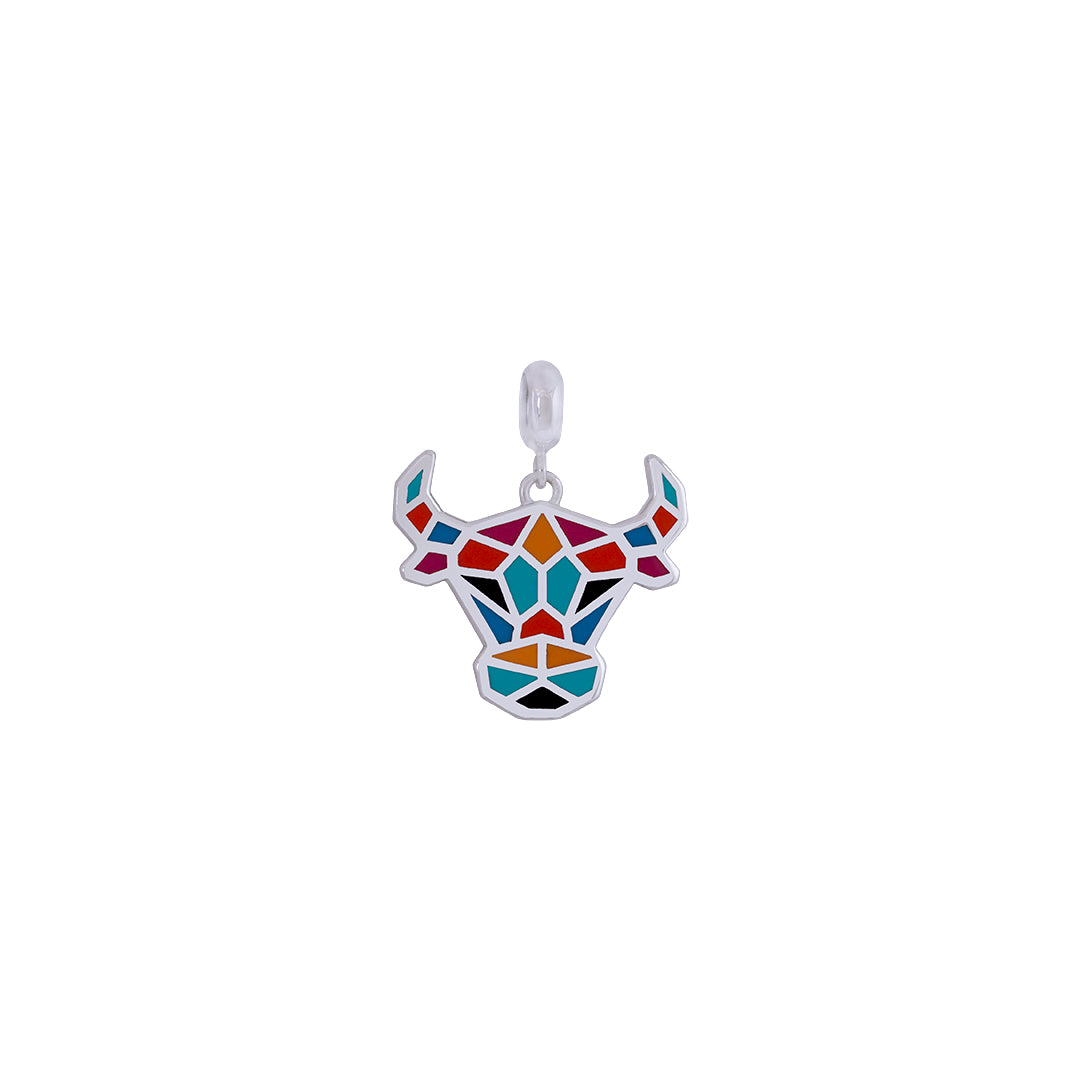 Vibrant Mosaic Bovine Pendant IM0207_1