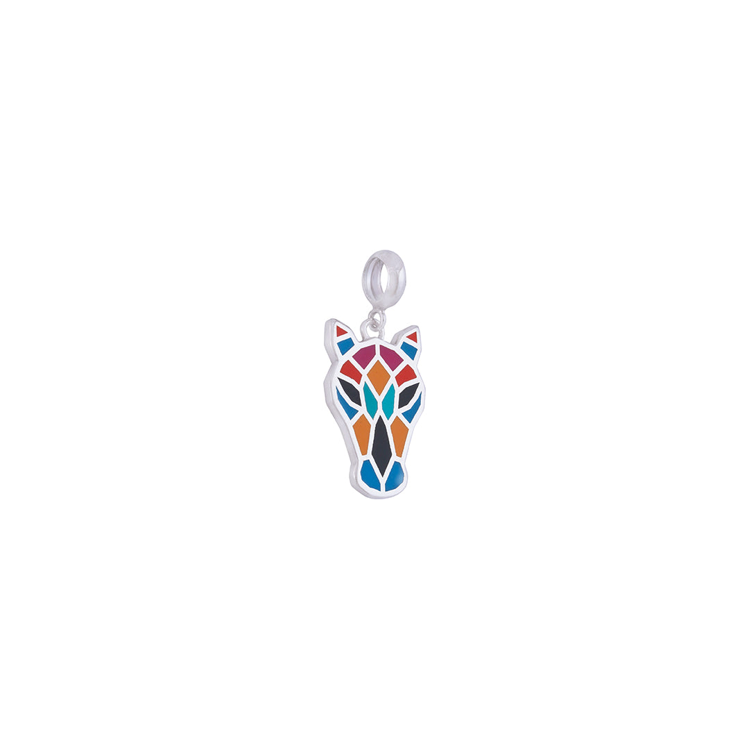 Vibrant Mosaic Horse Pendant IM0203_2