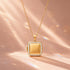 Vintage Square Cushion Locket Pendant