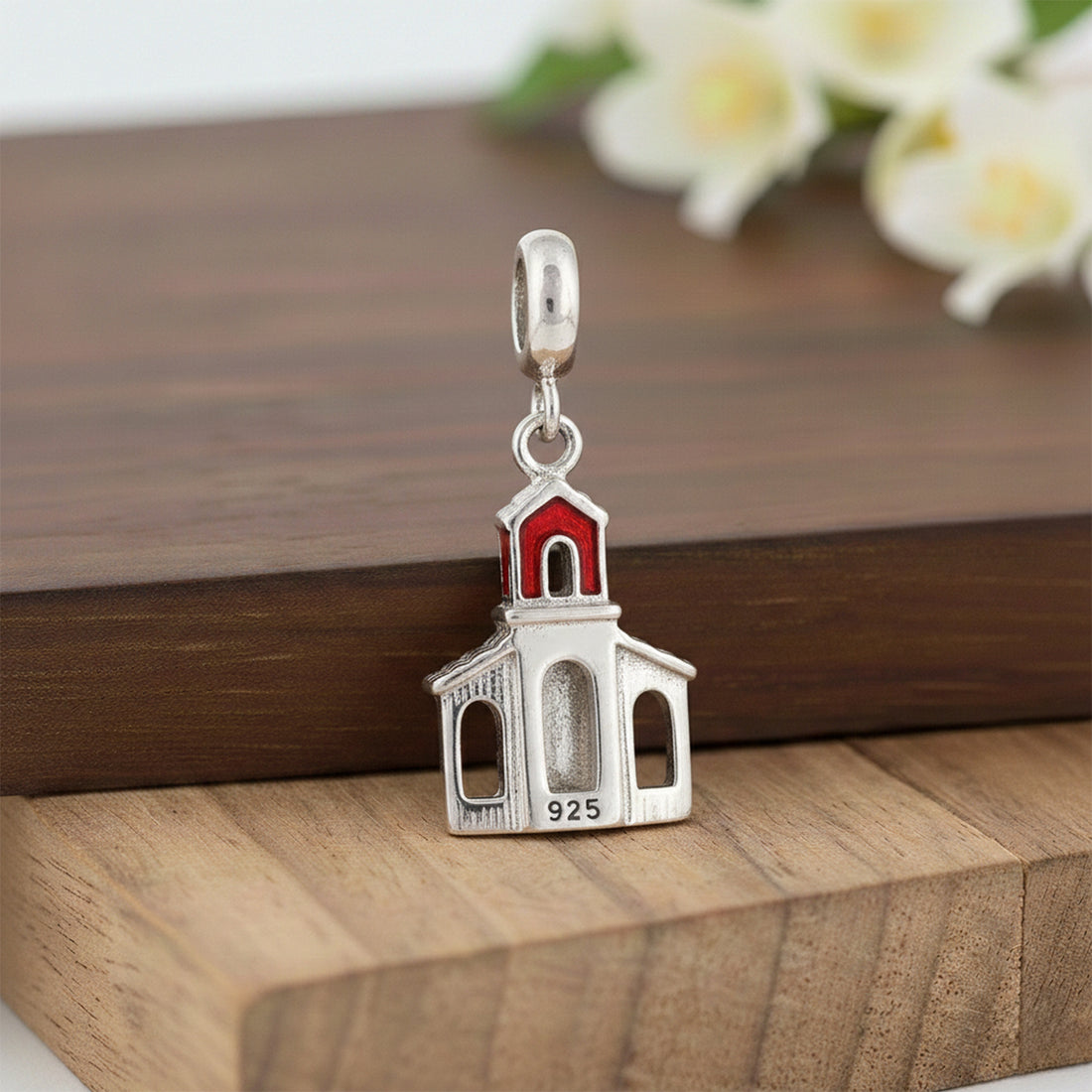 Vintage Style Mini House 925 Sterling Silver Pendant for women