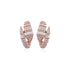 Viper Shine 925 Rose Gold Sterling Silver Stud 
