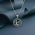 Virgo Zodiac Silver Pendant