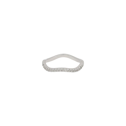 Wave stoned ring IT0365