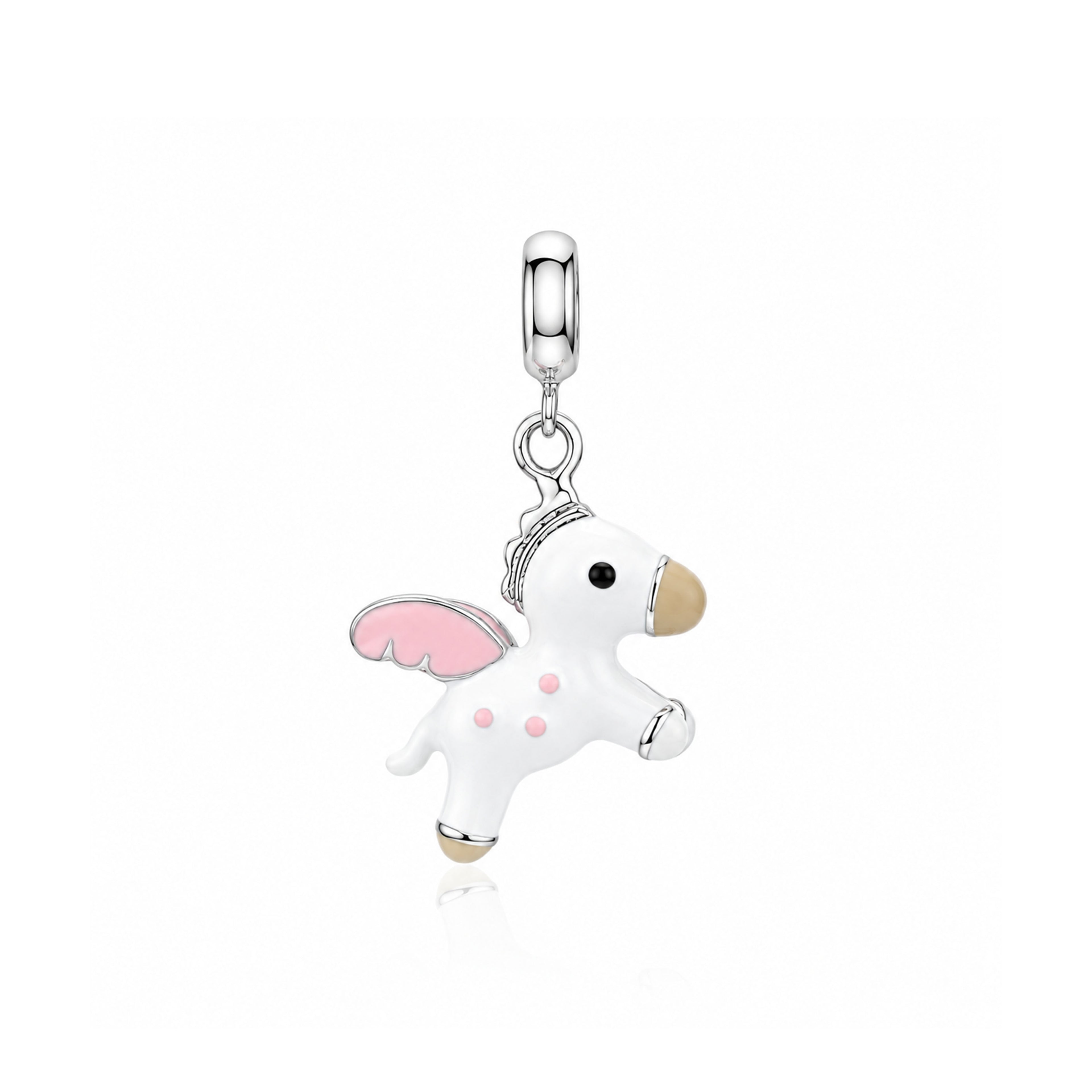 Whimsical Flying Unicorn 925 SterlingSilver Signature Pendant