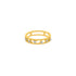 Women eternal gold plated silver ring