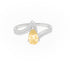 Yellow Stoned Dazzling Ring Online