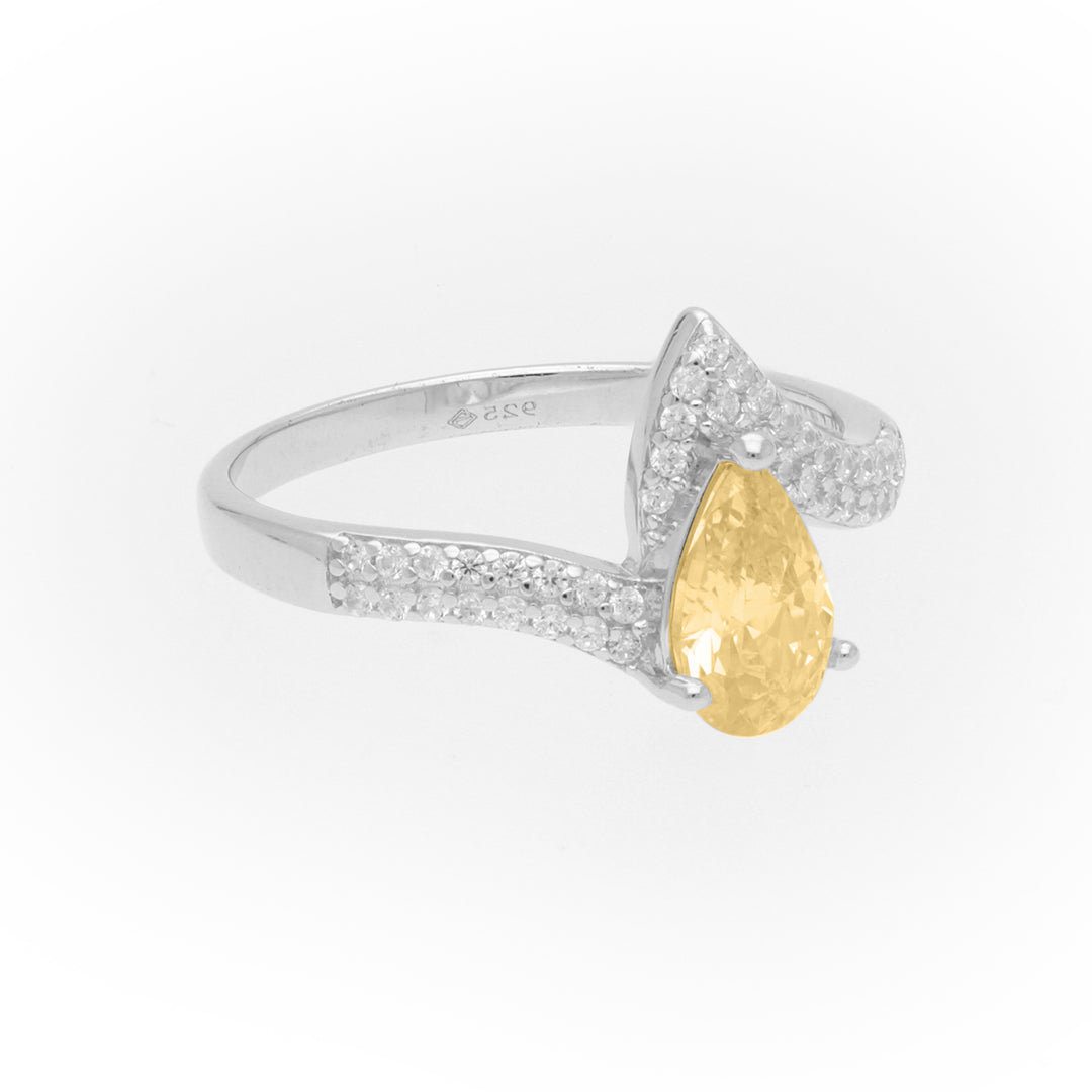 Yellow Stoned Womens Ring Online