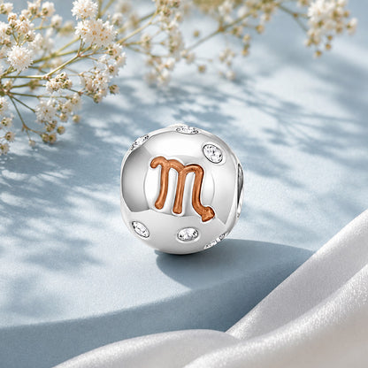 Zodiac Scorpio Elegance 925 Sterling Silver Charms